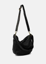 ReDesigned MELLE Lederen Schoudertas, Black