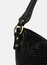 ReDesigned MELLE Lederen Schoudertas, Black