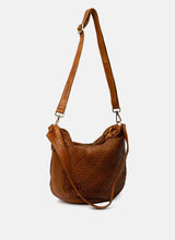 ReDesigned MELLE Lederen Schoudertas, Tan