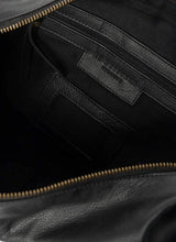 ReDesigned MIVI BIG Lederen Schoudertas, Black