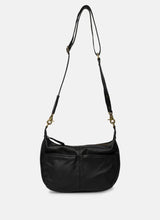 ReDesigned MIVI SMALL Lederen Schoudertas, Black