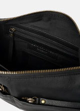 ReDesigned MIVI SMALL Lederen Schoudertas, Black