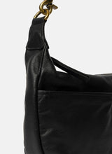 ReDesigned MIVI SMALL Lederen Schoudertas, Black