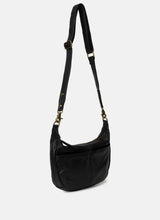 ReDesigned MIVI SMALL Lederen Schoudertas, Black