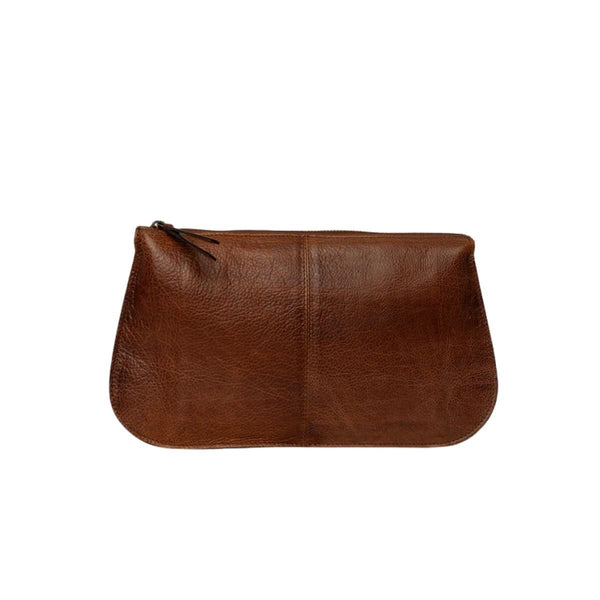 ReDesigned MYN BIG Lederen Schoudertas, Walnut