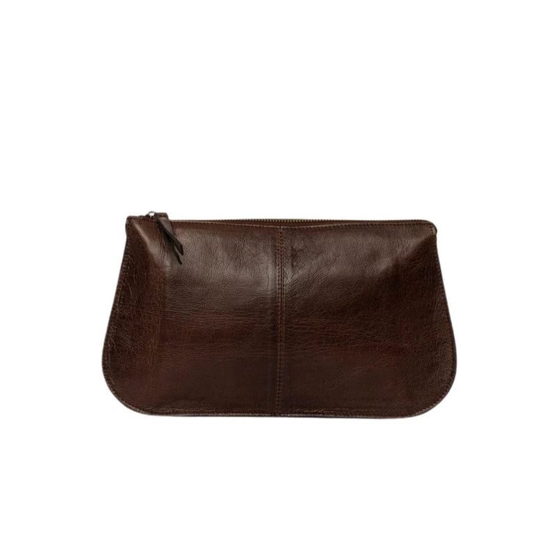 ReDesigned MYN BIG Lederen Schoudertas, Woodsmoke