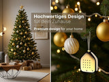 Relaxound JINGLE BELLS Kerst Ornament met sensor en Feestelijk geluid, Gold Glow