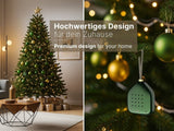 Relaxound JINGLE BELLS Kerst Ornament met sensor en Feestelijk geluid, Green Sparkles