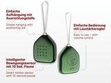 Relaxound JINGLE BELLS Kerst Ornament met sensor en Feestelijk geluid, Green Sparkles
