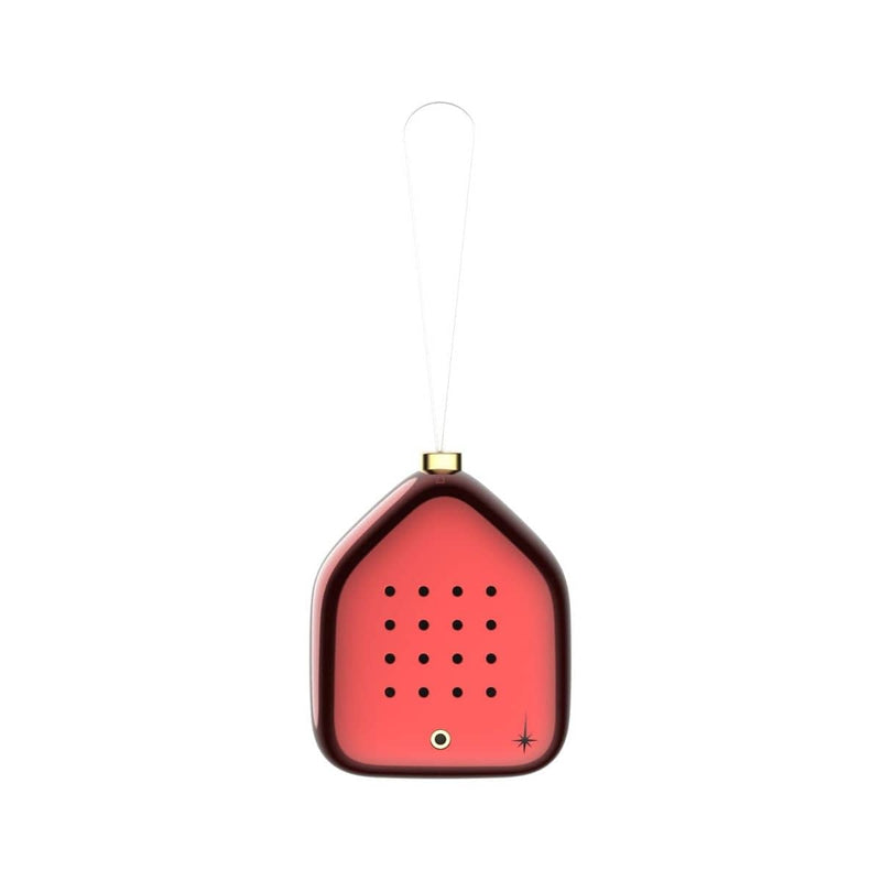 Relaxound JINGLE BELLS Kerst Ornament met sensor en Feestelijk geluid, Red Stars