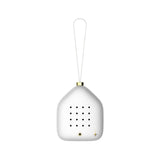 Relaxound JINGLE BELLS Kerst Ornament met sensor en Feestelijk geluid, White Stars
