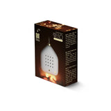 Relaxound JINGLE BELLS Kerst Ornament met sensor en Feestelijk geluid, White Stars