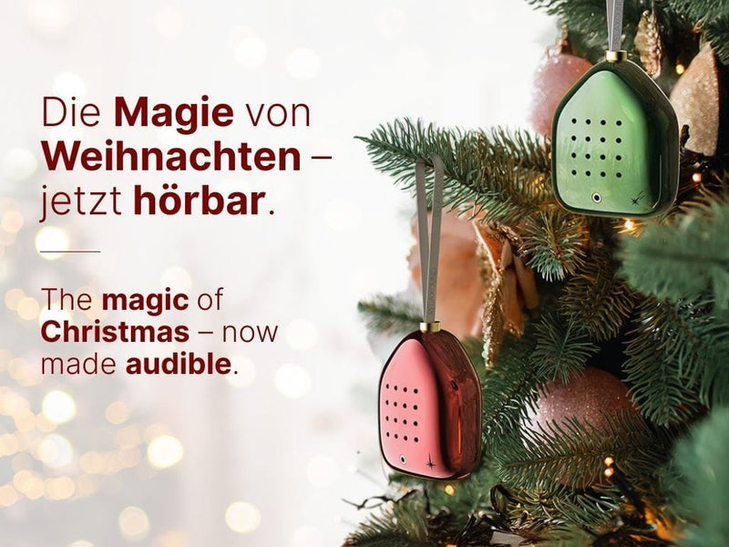 Relaxound JINGLE BELLS Set van 3 Kerst Ornamenten met sensor en Feestelijke geluiden, Selection