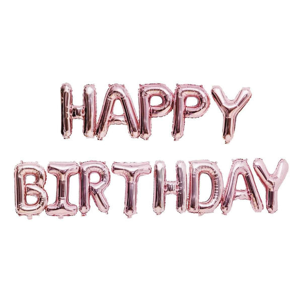 Rico Design Pink foil Ballon Happy Birthday