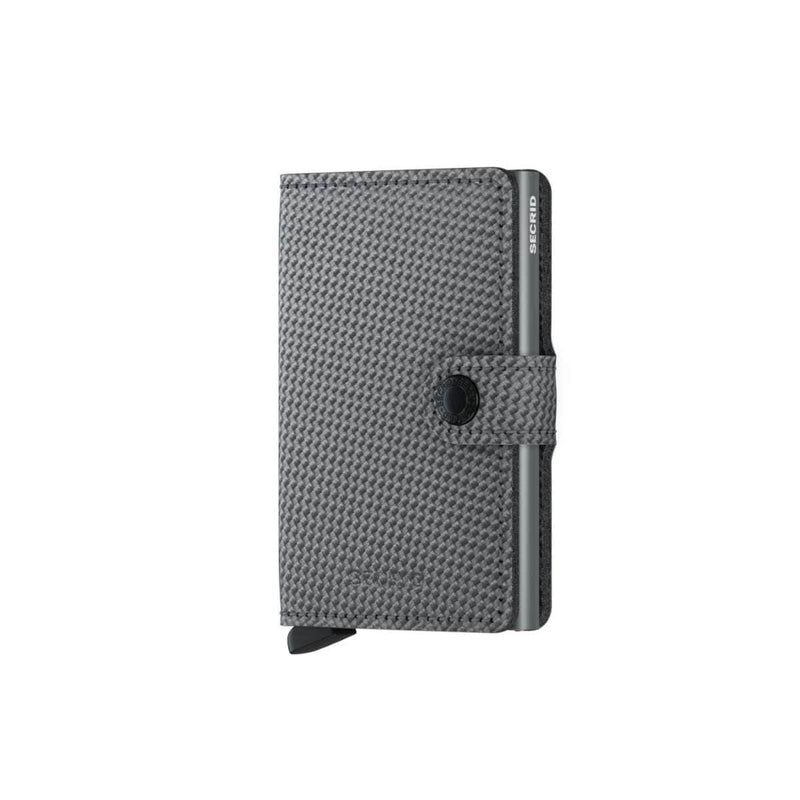 Secrid MINI WALLET Lederen kaartenhouder, Carbon Cool Grey