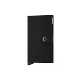 Secrid MINI WALLET Lederen kaartenhouder, Crisple Black