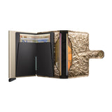 Secrid MINI WALLET Lederen kaartenhouder, Crunch Gold