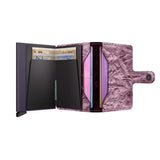 Secrid MINI WALLET Lederen kaartenhouder, Crunch Pink