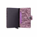 Secrid MINI WALLET Lederen kaartenhouder, Crunch Pink