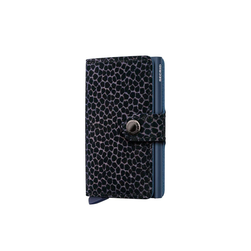 Secrid MINI WALLET Lederen kaartenhouder,  Giraffina Blue