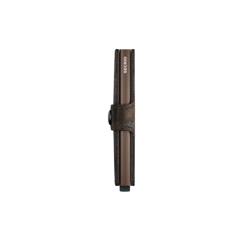 Secrid MINI WALLET Lederen kaartenhouder, Jungle Brown