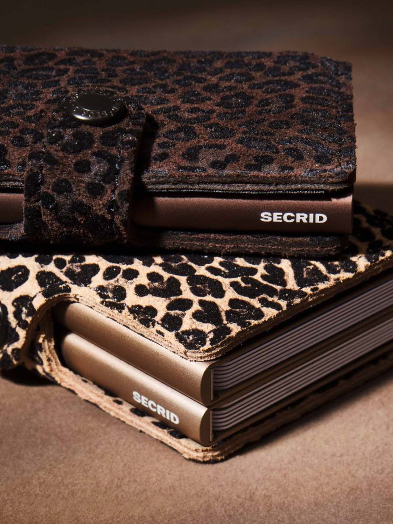 Secrid MINI WALLET Lederen kaartenhouder,  Leo Brown