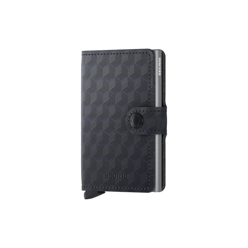 Secrid MINI WALLET Lederen kaartenhouder, Optical Black-Titanium