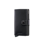 Secrid MINI WALLET Lederen Kaartenhouder, Original Black Powdercoat