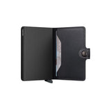 Secrid MINI WALLET Lederen Kaartenhouder, Original Black Powdercoat