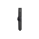Secrid MINI WALLET Lederen Kaartenhouder, Original Black Powdercoat