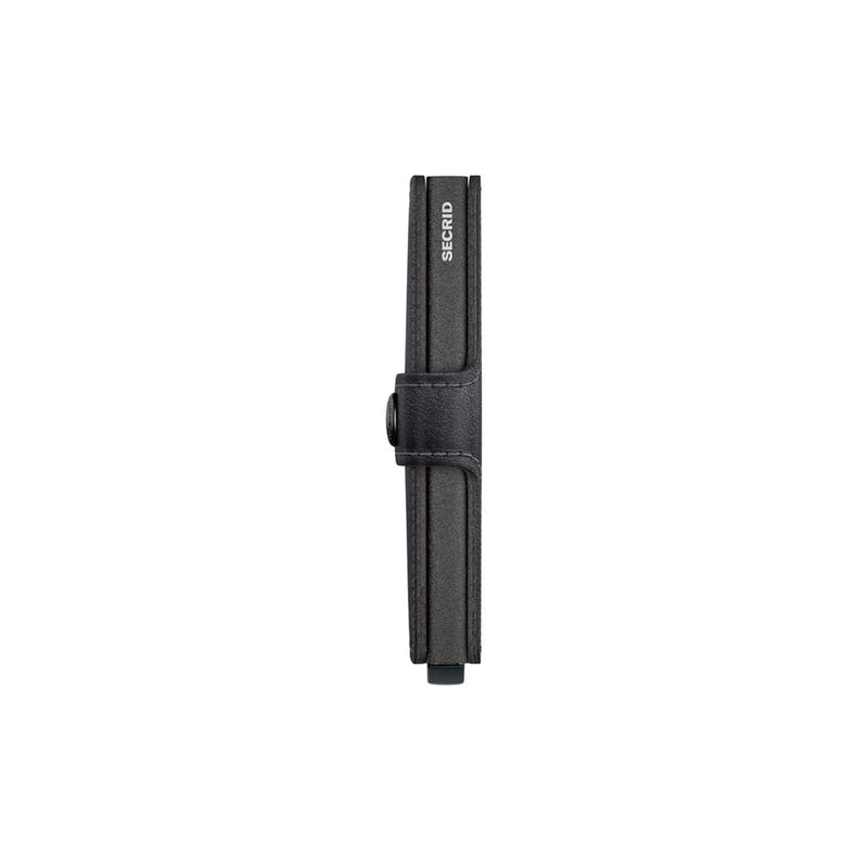 Secrid MINI WALLET Lederen Kaartenhouder, Original Black Powdercoat