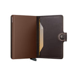 Secrid MINI WALLET Lederen Kaartenhouder, Original Chocolate
