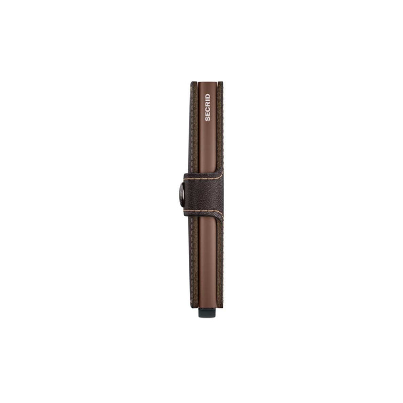 Secrid MINI WALLET Lederen Kaartenhouder, Original Chocolate