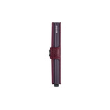 Secrid MINI WALLET Lederen Kaartenhouder, Original Cranberry