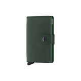 Secrid MINI WALLET Lederen Kaartenhouder, Original Green