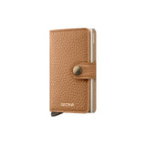 Secrid MINI WALLET Lederen Kaartenhouder, Pebble Cappuccino