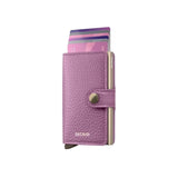 Secrid MINI WALLET Lederen Kaartenhouder, Pebble Orchid