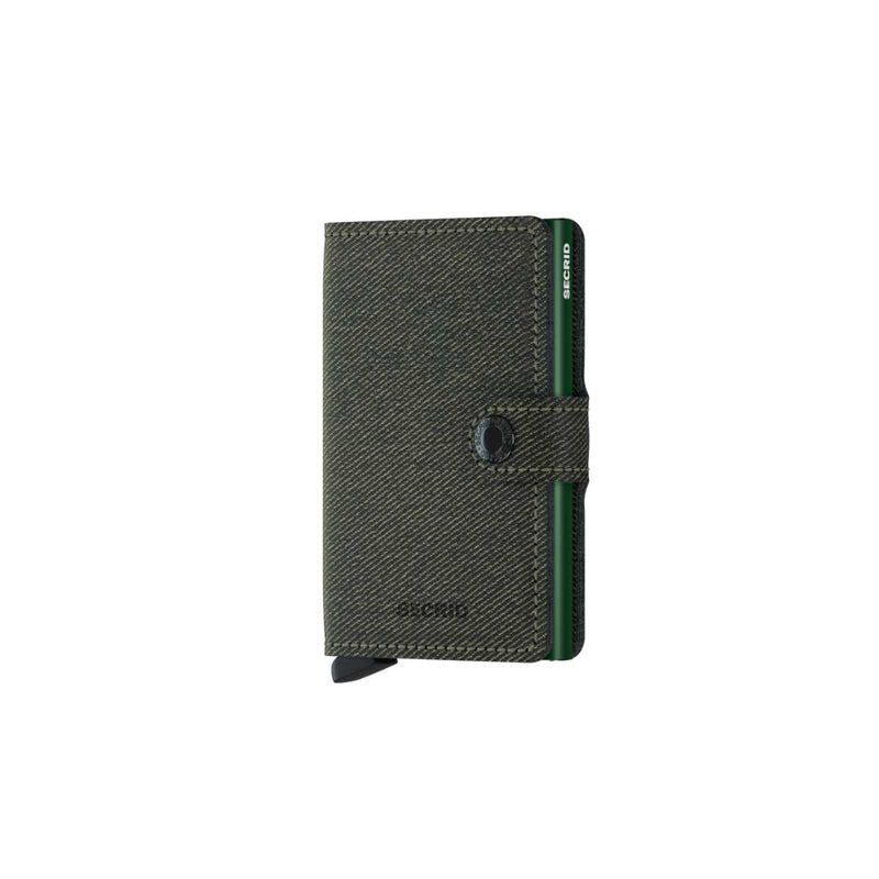 Secrid MINI WALLET Lederen kaartenhouder, Twist Green