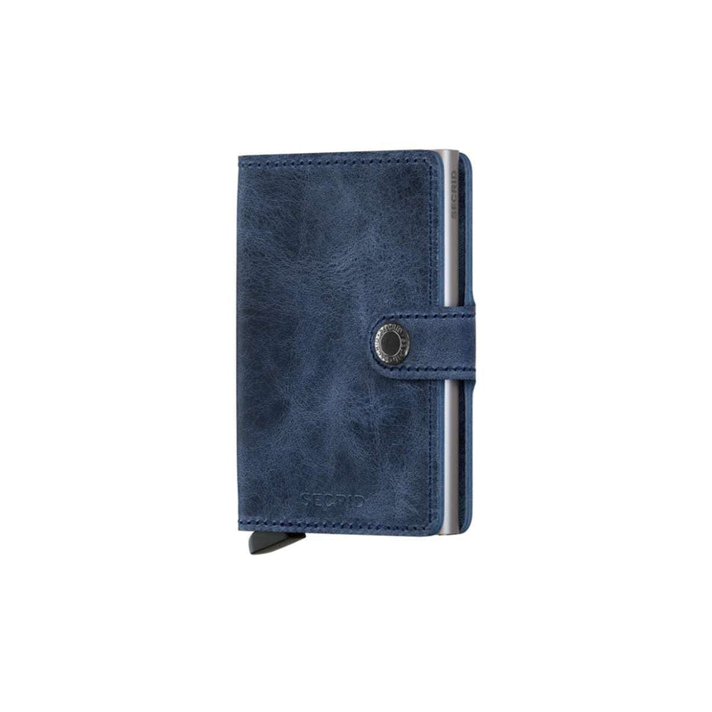 Secrid MINI WALLET Lederen kaartenhouder, Vintage Blue