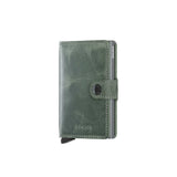 Secrid MINI WALLET Lederen kaartenhouder, Vintage Sage