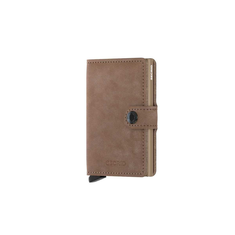 Secrid MINI WALLET Lederen kaartenhouder, Vintage Taupe