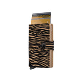 Secrid MINI WALLET Lederen kaartenhouder, Zebra Beige