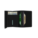 Secrid SLIM WALLET Lederen kaartenhouder, Matte Black