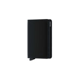 Secrid SLIM WALLET Lederen kaartenhouder, Matte Black