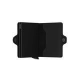 Secrid TWIN WALLET Lederen kaartenhouder, Matte Black