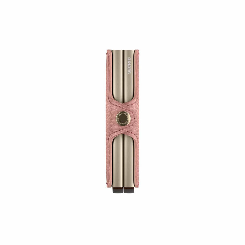 Secrid TWIN WALLET Lederen kaartenhouder, Pebble Rose