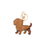 Seidenfelt Bag Charm - My Dachshund, Brown shades