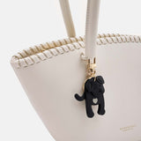 Seidenfelt Bag Charm - My Dog, Black