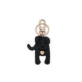 Seidenfelt Bag Charm - My Dog, Black