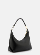 Seidenfelt HUUVARI Hobo Schoudertas met afneembare Ketting, Black